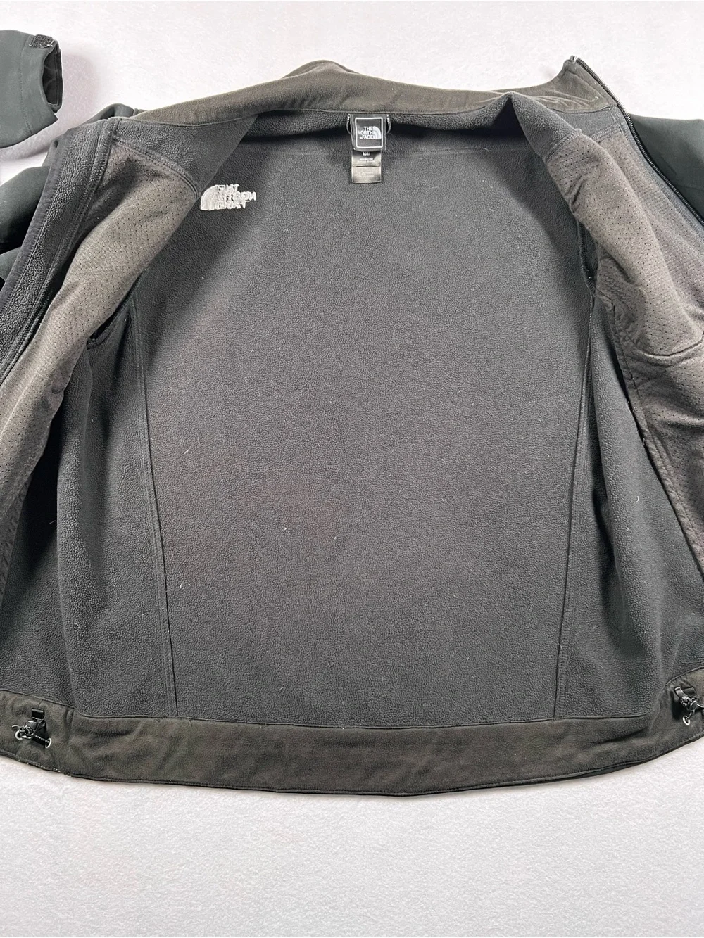The North Face Apex Bionic Softshell Jacket Mens M Black Fleece Outdoor Hiking